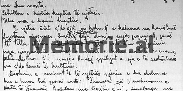 “Na shqiptarët do ta rrënojmë të vjetrën dhe mbi të do ngrefim flamurin e kuq të vllaznimit, të kulturës e të pasunis”/ Zbulohet hartimi i Qemal Stafës që u fallsifikua nga…