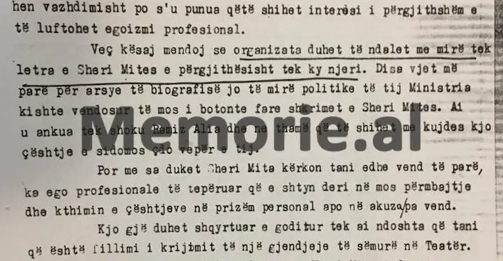 Hysni Kapo: “Në Teatër ka njerëz me lakra në kokë’,… Manush Myftiu: ‘Sherri Mita me baba të arratisur, drama e tij me frymë social-demokrate, prandaj’…”