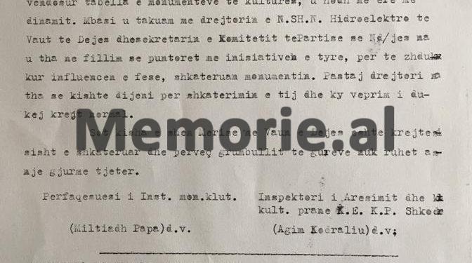 Si dhe kush e prishi kishën e Vaut të Dejës, denoncimi nga legjenda e Institutit të Monumenteve, Gani Strazimiri dhe vendimi i Prokurorisë, për…
