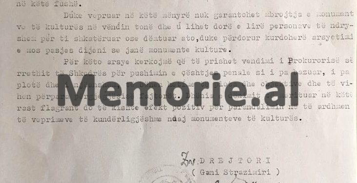 “Prishja e monumenteve të kulturës është bërë natën dhe me qëllim…’, Prokuroria: drejtori i kantierit s’e dinte se ajo mbrohej nga shteti…”/Denoncimi për kishën e Vaut të Dejës