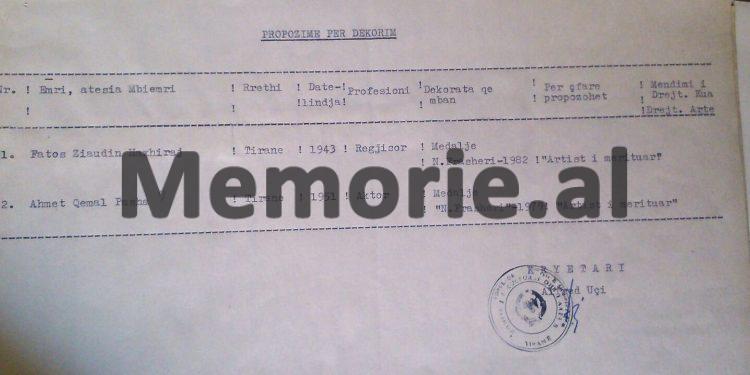 Arbana, Ndrenika, Qirjaqi, Haxhiraj, Pasha dhe Shkjezi/ Nga biografitë familjare, shkollimi, rolet dhe cilësia e tyre, te divorcet, etj./ Zbulohen dosjet e kuadrit të aktorëve: