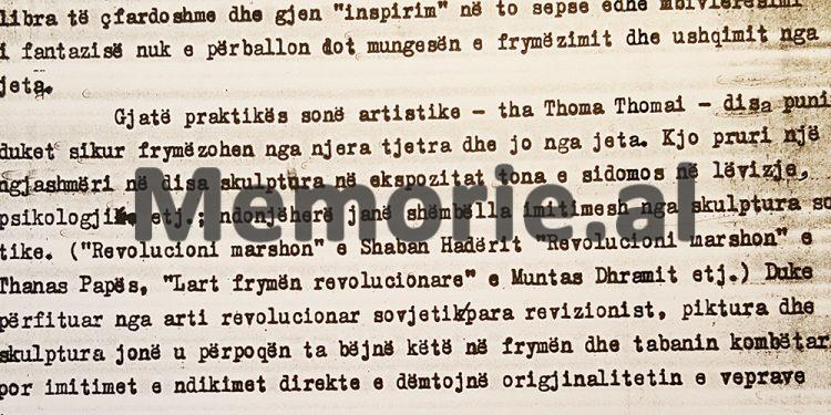 “Piktorët Maks Velo, Bakalli, Gjergo, Oseku dhe Shima, tablo me ndikime të huaja dhe…”/ Letra e Hamit Beqes për Ramizin: Në dosje kemi materiale që mund t’ja japim shokut Enver