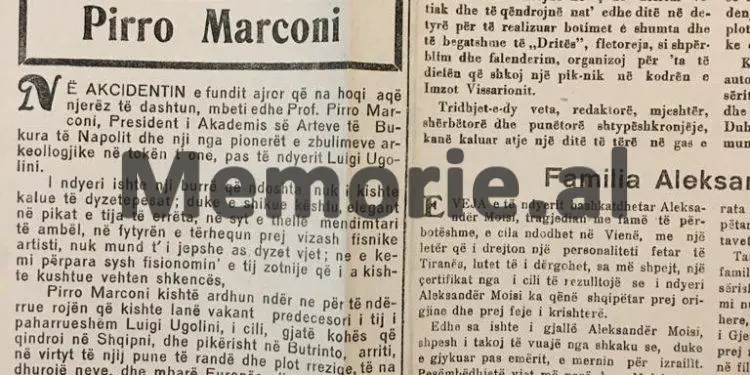 1 maj 1938-të, tragjedia ajrore me 19 viktima që “varrosi” hartën arkeologjike të Shqipërisë, dhuratat e dasmës së Mbretit Zog, dhe ku humbi jetën ambasadori, Xhaferr Vila