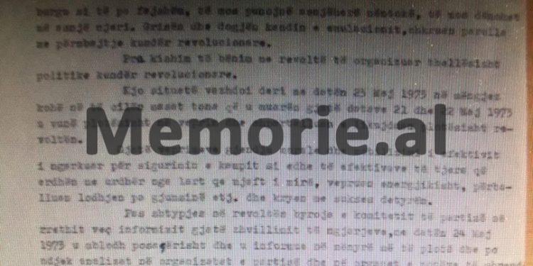 “Revolta e Spaçit, e nxitur nga CIA dhe Vatikani, policët tanë treguan heroizëm dhe….”./ Relacioni sekret për Hysni Kapon