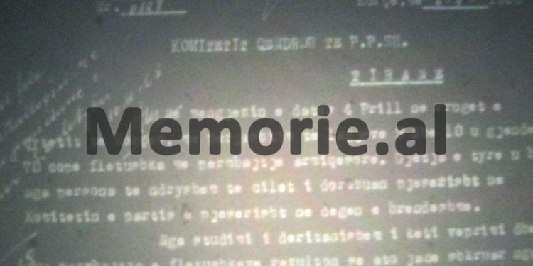 “Shqipëria është Europë dhe s’duhet të jetojmë si kafshë, pasi çdo gjë ka një kufi dhe…”/ Dokumentet sekrete për traktet që u hodhën në Korçë në ’68-ën