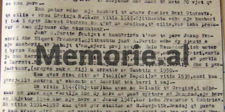 “Kam gjykuar dhe ekzekutuar kushëririn tim të dytë edhe dajën e gruas sime, e kam dënuar 10 vite si armik dhe…”/ Zbulohet autobiografia e “Gjeneralit xhelat”, të diktaturës