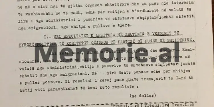 “Si u’a morëm pasuritë në miliona USD, që kishin jashtë 10 shqiptarët më të pasur, duke…”/ Raporti sekret i ’62-it me shënimin e Enverit