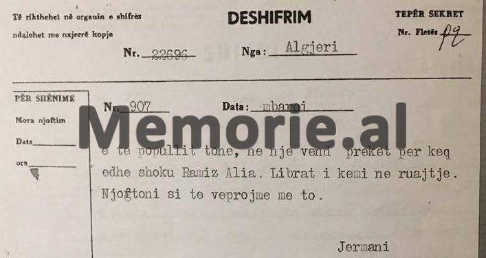 “Aspiratë maniake për madhështi, mosbesues, paranojak dhe…”,/ Zbulohet libri “Shqipëria nën hijen e një tirani”, për Enver Hoxhën që u dērgua në ‘84-ën në disa ambasada në Algjer