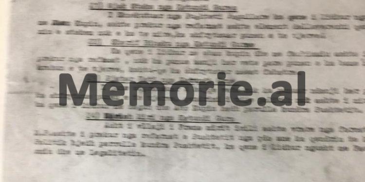 “Ka përkrahur Abaz Kupin, kundërshton reformat e pushtetit popullor, dallaveraxhi dhe…”/ Zbulohet dokumenti me karakteristikat e 24 kulakëve të Krujës e Kurbinit