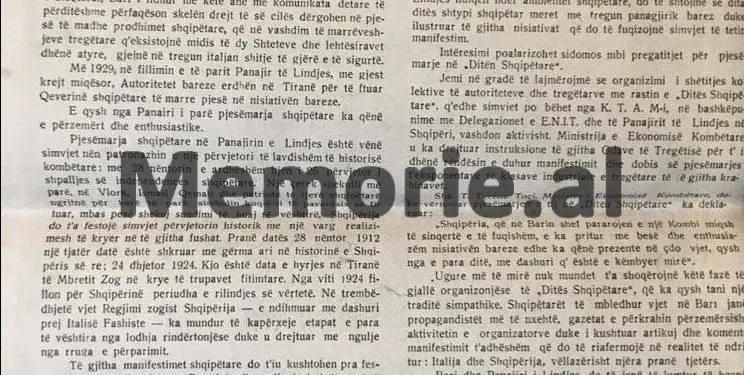 Koha e artë e Monarkisë së Zogut, kur fermerët dhe artizanët shqiptarë, konkurronin me sukses prodhimet e tyre në Panairin e Barit