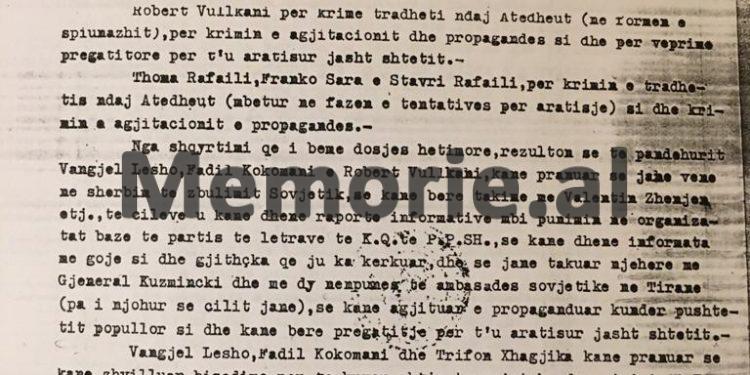 “Pasi se realizuan dot atentatin ndaj shokut Enver në ‘Bllok’, vendosën të vrisnin ministrin Hazbiu …”/ Zbulohet dosja e 7 gazetarëve, ushtarakëve dhe artistëve disident