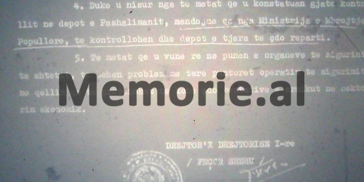 Raporti ‘sekret’ për Hysni Kapon: “Elementë me biografi të keqe i vunë zjarrin Bazës së Pashalimanit dhe…”/ Ngjarja e bujshme që alarmoi Komitetin Qendror në ‘68-ën dhe arrestimet