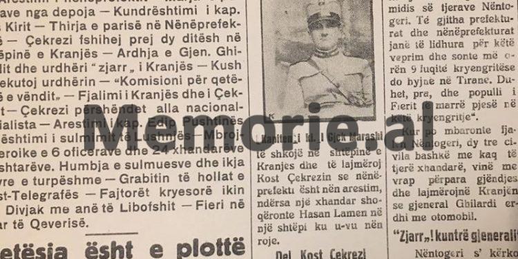 “Lëvizja donkishoteske që filloi në Lushnjë dhe tentoi të përhapej në Fier, dështoj pasi…”/ Si e pasqyroi shtypi i Monarkisë “Kryengritjen e Fierit”, 17 gusht 1935