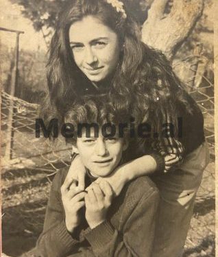 Edison dhe Elinora Çelo, (vëlla e motër), fëmijët e Tefik Çelo