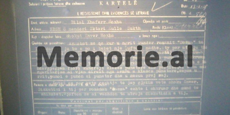 “Pasi prita dy vjet, po detyrohem të arratisem nga Shqipëria, por ta dini se unë…”/ Letra që Bilal Xhaferi la në vijën e kufirit me Greqinë më 30 gusht 1969