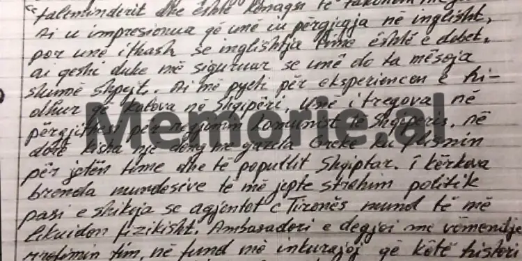 “Çfar më porositi ambasadori amerikan në Athinë, pasi i tregova historinë time në regjimin komunist të Enver Hoxhës…”/ Dëshmia e rrallë e të arrtisurit në 1985-ën