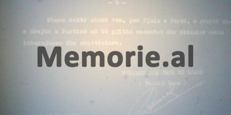 “Beqir Balluku ka punuar në fshehtësi dhe ai ka pikëpamje të tjera të rrezikshme, për të cilat unë e shoku Hito…”/ Letra e Petrit Dumes për Enverin