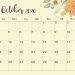 Historical Calendar 01 October