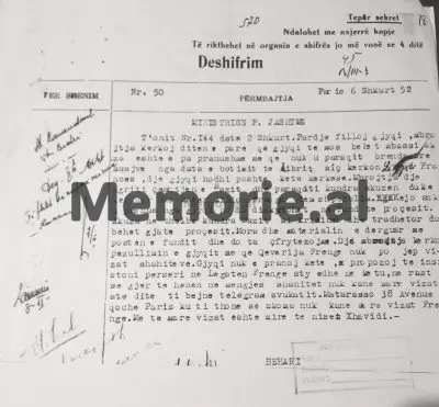 Secret document: When Enver asked France to extradite Abaz Kupi and hired lawyer Zhuvenel, the two witnesses from Tirana.…