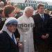 Rare photos of Mother Teresa during her visit to Albania in 1993 on the occasion of the arrival in our country of the head of the Vatican, Pope John Paul II