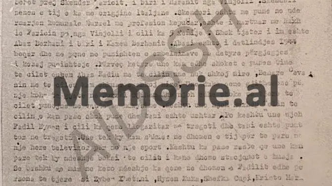 “Televizioni jugosllav dhe ai italian kanë programe argëtuese dhe muzikë të bukur, kurse ne….”/ Dosja që ‘fundosi’ teknikun e televizorëve të Burrelit në 1977-ën