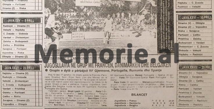 “Vokrri, Cana, Shala dhe Muriqi, u dalluan gjatë ndeshjes…”/ Shkrimet dhe fotot e panjohura të ‘Prishtinës’ në ligën e parë të Jugosllavisë, nga ‘Rilindja’ që s’ lejohej në Tiranë