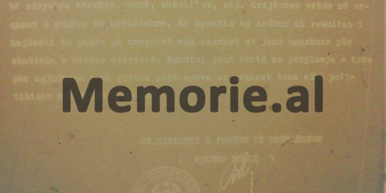 “Në sektorin e Çermës, kemi disa kosovarë, armiq e agjentë të UDB-së, që do…”/ Informacioni sekret i Drejtorit të Sigurimit të Shtetit, për Ramiz Alinë