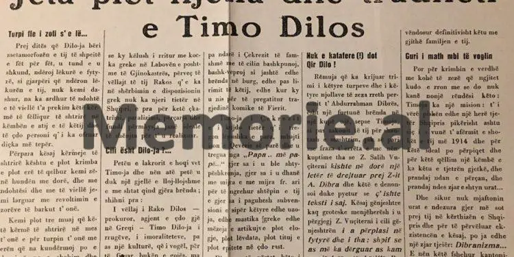 “Zoti Dibra, keni abuzuar me fondet, ngritët një vilë dhe punësuat kunatin tuaj arkëtar…”/ Akuzat e botuesit të njohur ndaj deputetit e ministrit të Financave të Zogut
