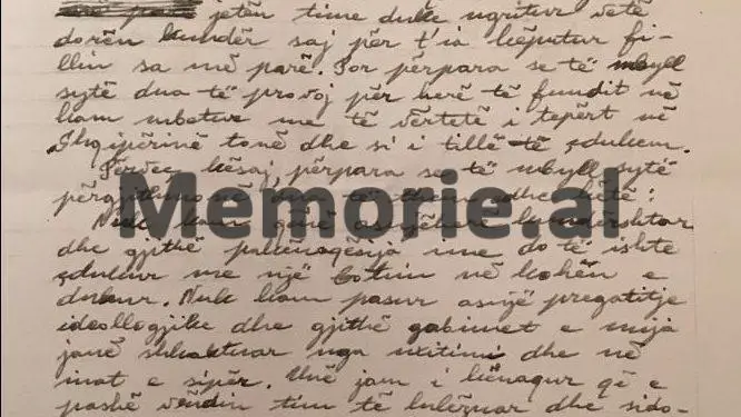 Letra e Trebeshinës: “Shoku Enver, s’ kam qenë asnjëherë kundër vijës Partisë, as revizionist, Shqipëria po lulëzon…”/ Enveri: “Le të vazhdohet të ndihmohet…”
