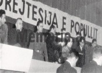 Enver’s order: “The death sentence of Leonardo Tomasso and ing. Niazi Pilku, as anti-patriots, therefore I order their execution …”/ Document of 1945