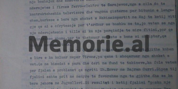 Raporti i Sigurimit: “Kosovari Shyqëri Kastrati, që vjen si tregtar i një firme boshnjake në Tiranë, është një agjent i regjur i UDB-së…”/ Përgjimet e ‘Shtëpisë me gjethe’