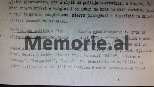 “Si i arrestuam grupet ‘Gargarelët’, ‘Sirena e fitores’ dhe ‘Fafajc’, me 50 anëtarë, që hidhnin trakte në Lezhë, Vlorë, Durrës, Tiranë…”/Dokumenti sekret i ’74-ës