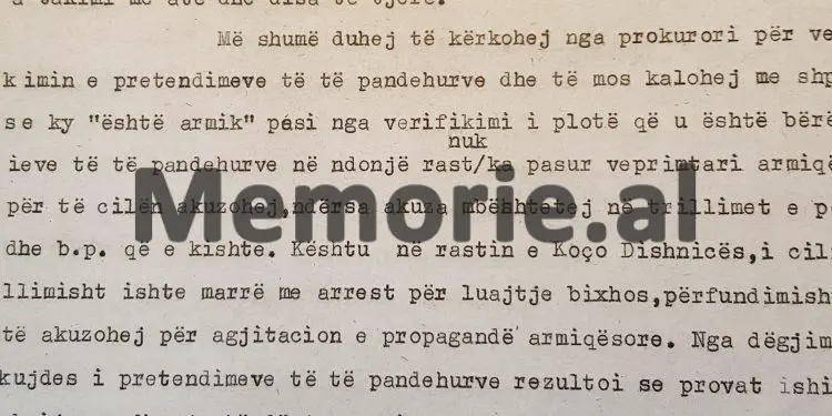 Raporti i Sigurimit: “Mihallaq Ziçishti me Mehmet Shehun, dy tre herë kanë shtyrë goditjen e Tefik Cangonjit, që u dëshifrua agjent i …”/ Informacioni për Enver Hoxhën