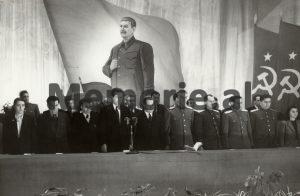 “Our hearts are anxious and suffering, why does our dear father suffer, the savior of humanity,…” / Unknown photos of ceremonies in Tirana for the death of Stalin