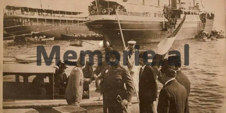 Esad Pashe Toptanit ne Mberritja e Selanik