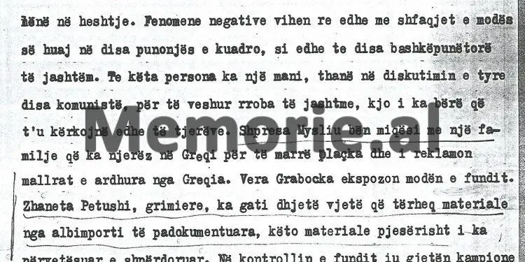 Letra për Ramiz Alinë: “Vera Grabocka përhap modën e huaj, Agron Çobani morri në punë të bijën e …”/ Denoncimet në Radio-Televizionin Shqiptar në ‘82-in