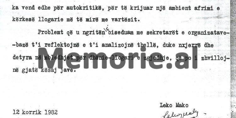 Letra për Ramiz Alinë: “Vera Grabocka përhap modën e huaj, Agron Çobani morri në punë të bijën e …”/ Denoncimet në Radio-Televizionin Shqiptar në ‘82-in