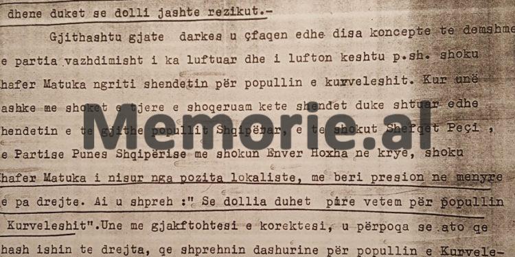 Letra sekrete për Hysni Kapon: “Në prani të Shefqet Peçit, poetët e shkrimtarët Agim Shehu, Matuka dhe Gani, s’e ngritën dollinë e parë për shokun Enver…”/ Ngjarja në Tepelenë në ‘73-in