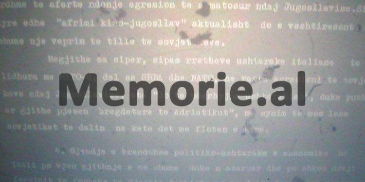 “Në një bisedë të Maqo Çomos me Vangjel Xhomakën në burgun e Burrelit, i ka thënë…”/Informacioni ‘Tepër sekret’ pas ngjarjeve të Pragës në ’68-ën