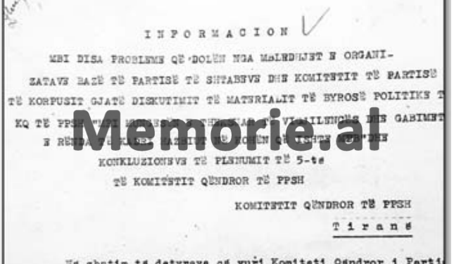 “Shefi i Shtabit, Veli Llaka është imoral e prepotent, kurse Kadriu, Feçori, Maliq Sadushi, Nazar Berberi, Ali Vukatana…”/ Raporti ‘sekret’ për Enver Hoxhën