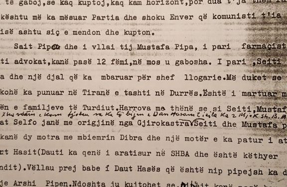 Letra për Ramizin: “Si janë mbledhur në Tiranë familja e Arshi Pipës dhe lidhjet e tyre me fisin Dani, Boletini, Bekteshi, Bushati, Ulqinaku, etj.…”?!/ Denoncimi nga veterani i Luftës
