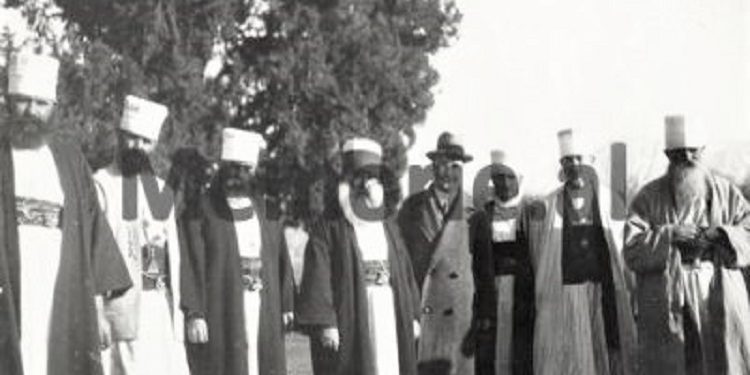 Unknown photos / “When the German ambassador, Von Luckwald and the American one, Bernstein, visited the Bektashi clerics in Kruja, Tirana and…” Rare images of the period of the Zog Monarchy