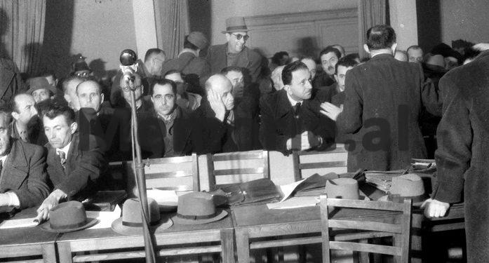 Tirane Prill 1945.Gjyqi