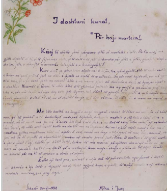 “Mbase me rastin e 50 vjetorit të vetsundimit, kam fatin me qenë i lirë, me ardhë në shpi e me më pasë pranë vedit dhe…”/ Letrat e panjohura të burgosurit që vuajti 20 vite ne Burrel