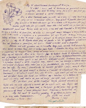 “Mbase me rastin e 50 vjetorit të vetsundimit, kam fatin me qenë i lirë, me ardhë në shpi e me më pasë pranë vedit dhe…”/ Letrat e panjohura të burgosurit që vuajti 20 vite ne Burrel