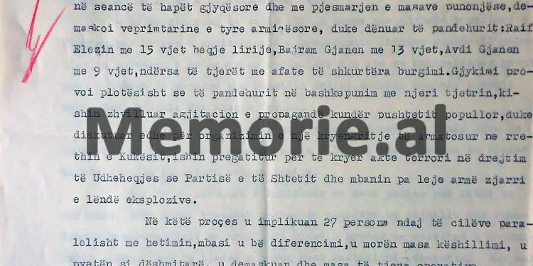 “Përveç marrjes së Radio-Kukësit me sulm të armatosur, ku do bënim thirrje për kryengritje, ne planifikuam një atentat ndaj…”/ Dëshmia e rrallë e ish-mësuesit që vuajti 8 vite në Burrel