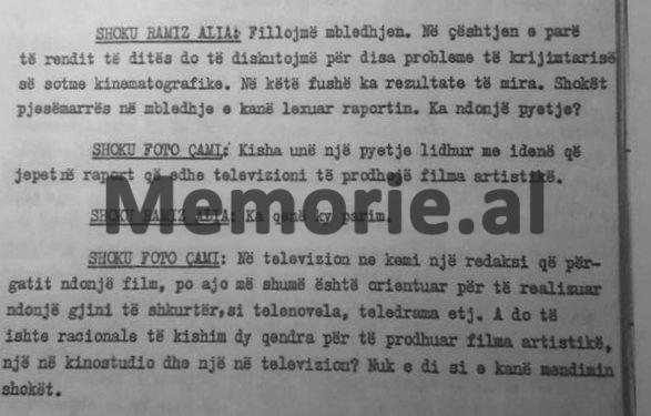 “Përse deri tani ju nuk keni mundur të shisni në Perëndim asnjë nga filmat tanë, apo se Europa …”?!/ Debati i Ramiz Alisë me drejtuesit e Kinostudios në sekretariatin e Komitetit Qendror, në 1990-ën