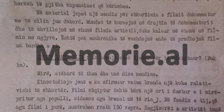 Pirro Kondi: “Në shpërblimin që marrin, mezi dallohet artisti i talentuar, siç është Robert Ndrenika, nga ai që…”/ Debatet për kinematografinë në Komitetin Qendror në ’90-ën