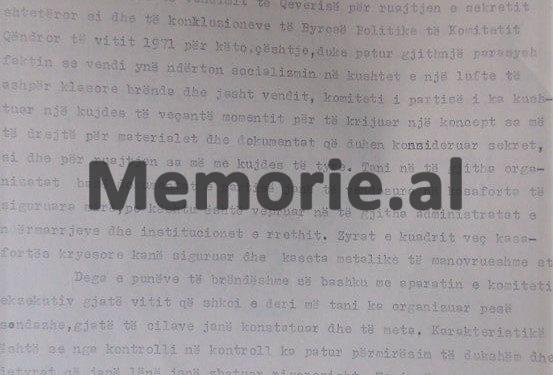 Raporti për Komitetin Qëndror: “Tek ne ka njerëz që flenë pa ngrënë, ndërsa udhëheqësit shtrojnë bankete dhe dërgojnë ushqime falas në Vietnam…”/ Përgjimet në rrethin e Krujës në ’73-in