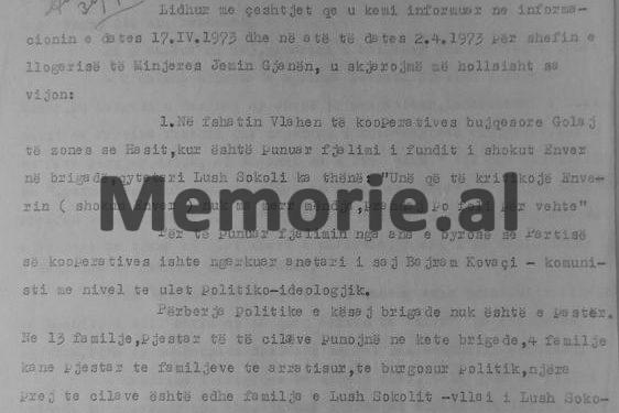 Letra sekrete e Hysni Kapos: “Kush është ky Jemin Gjana, që s’pranon të heqë antenën e televizorit të Jugosllavisë…”/ Ngjarja në ‘73-in në minierën e Gjegjanit, Kukës